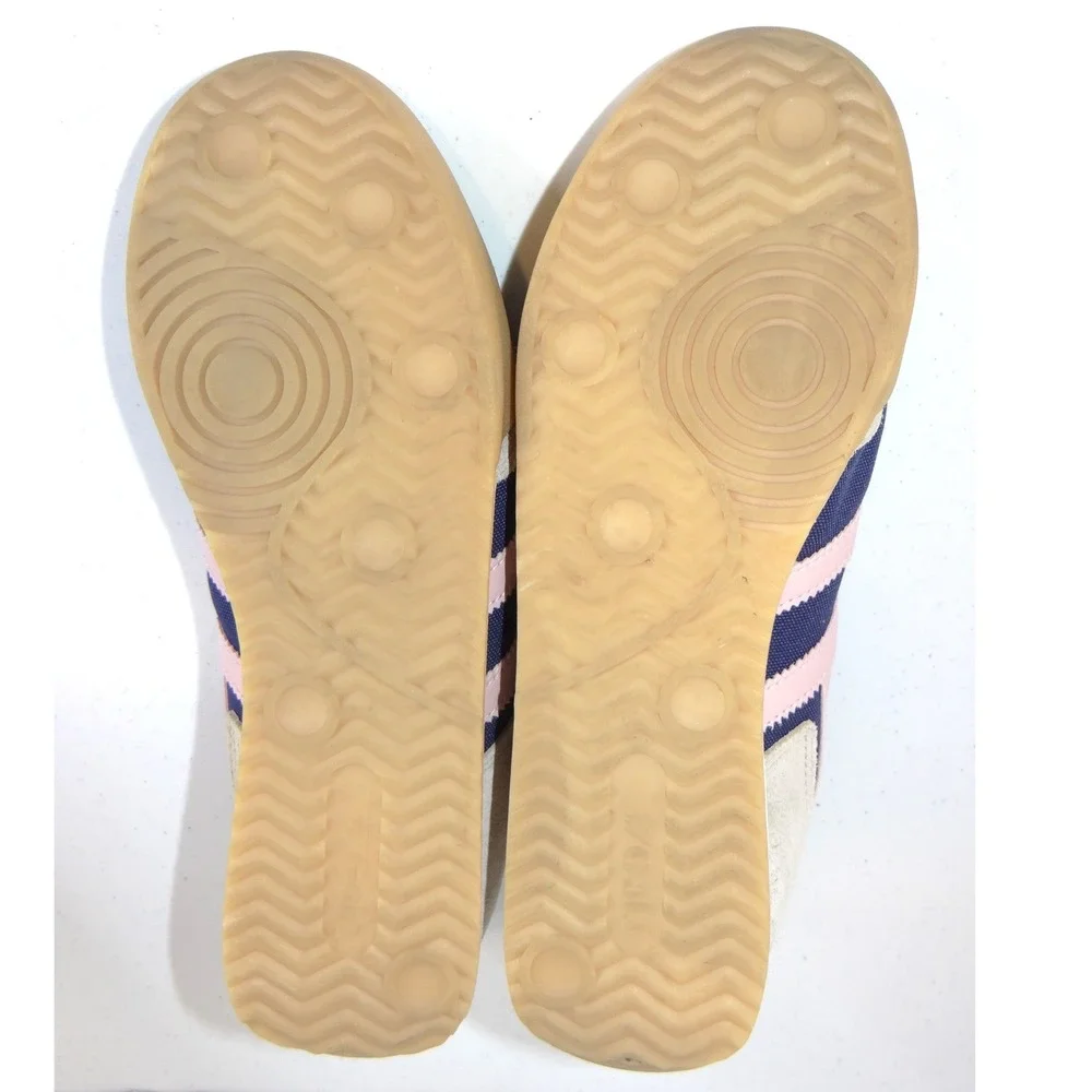 Gola Pacer Navy Pink Grey Low Top Sneakers Womens Size 9.5 Gum Sole
